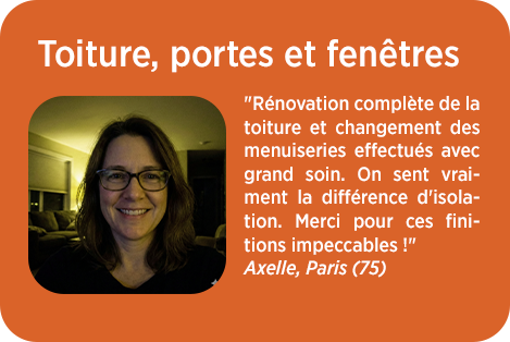 Temoignage Toiture - Axelle